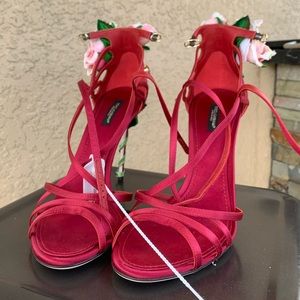 Dolce & Gabbana Rose Heels/Sandals